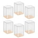 thumbnail image 1 of Organizador de almacenamiento apilable de decoración multiusos con 6 vitrinas transparentes Rosado, 1 of 7