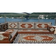 thumbnail image 2 of Moroccan Sofas, Brown Turkish Sofa, L Shaped Modular Sofa, Arabic Floor Cushions, Sofa Bed, Floor Pillows for Adults, Diwan Sofa, 2 of 3