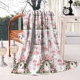 thumbnail image 3 of Fairy Princess Mushroom Pattern Blanket,Comfortable Soft Flannel Throw Blanket,All Season,Warm Lightweight Blankets for Sofa Bed Couch Living Room Chair,50"x60", 3 of 4