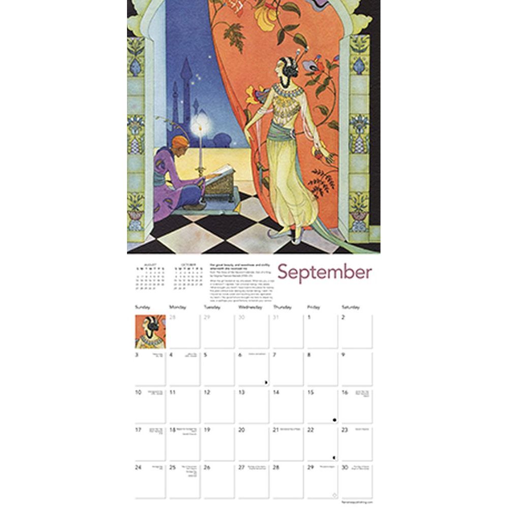 art-deco-fairytales-wall-calendar-2023-art-calendar-calendar-walmart-com
