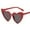 D, variant on Only Moment Sunglasses Women Retro Fashion Heart-shaped Shades Sunglasses Integrated UV Glasses