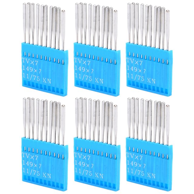 Agujas de la Mácina de Bordado, Agujas de la Mácina de Coser Resistente Al Desgaste 100 Recuento Prácico 75/11 Para Mácinas de Coser de Puntada de Cadena
