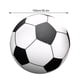 thumbnail image 3 of Yuarrent Pie de fútbol respetuoso con el medio ambiente, pelota hermosa y práctica, pelotas de fútbol portátiles Deportes y aire libre fútbol (100 cm), 3 of 6