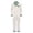 r-396Light Green191, variant on HAYIMI Men Dad 2 Piece Satin Pajama Set Long Sleeve Button Down Shirt and Pants with Red Contrast Collar & Chest Pocket Sleepwear Classic Nightwear