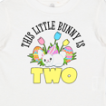 thumbnail image 4 of Inktastic This Little Bunny is Two Cute Easter Birthday Boys or Girls Baby T-Shirt, 4 of 5
