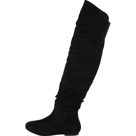 Nature Breeze Womens Stretchy Thigh High Boot