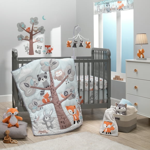 Bedtime Originals Woodland Friends 3Piece Crib Bedding Set, Multicolor
