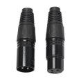 thumbnail image 3 of 5 Pares Enchufes Conexión Audio XLR 3 Pines Cable Acceso A Señal Enchufe para Uso Doméstico, 3 of 3
