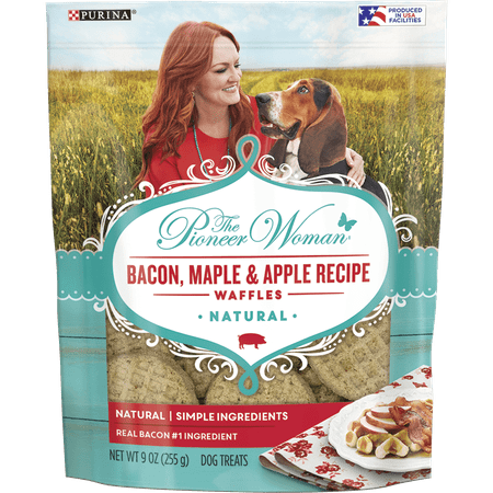 The Pioneer Woman Natural Dog Treats; Bacon Maple & Apple Recipe Waffles - 9 oz. (Best Dog Treats For Dogs)