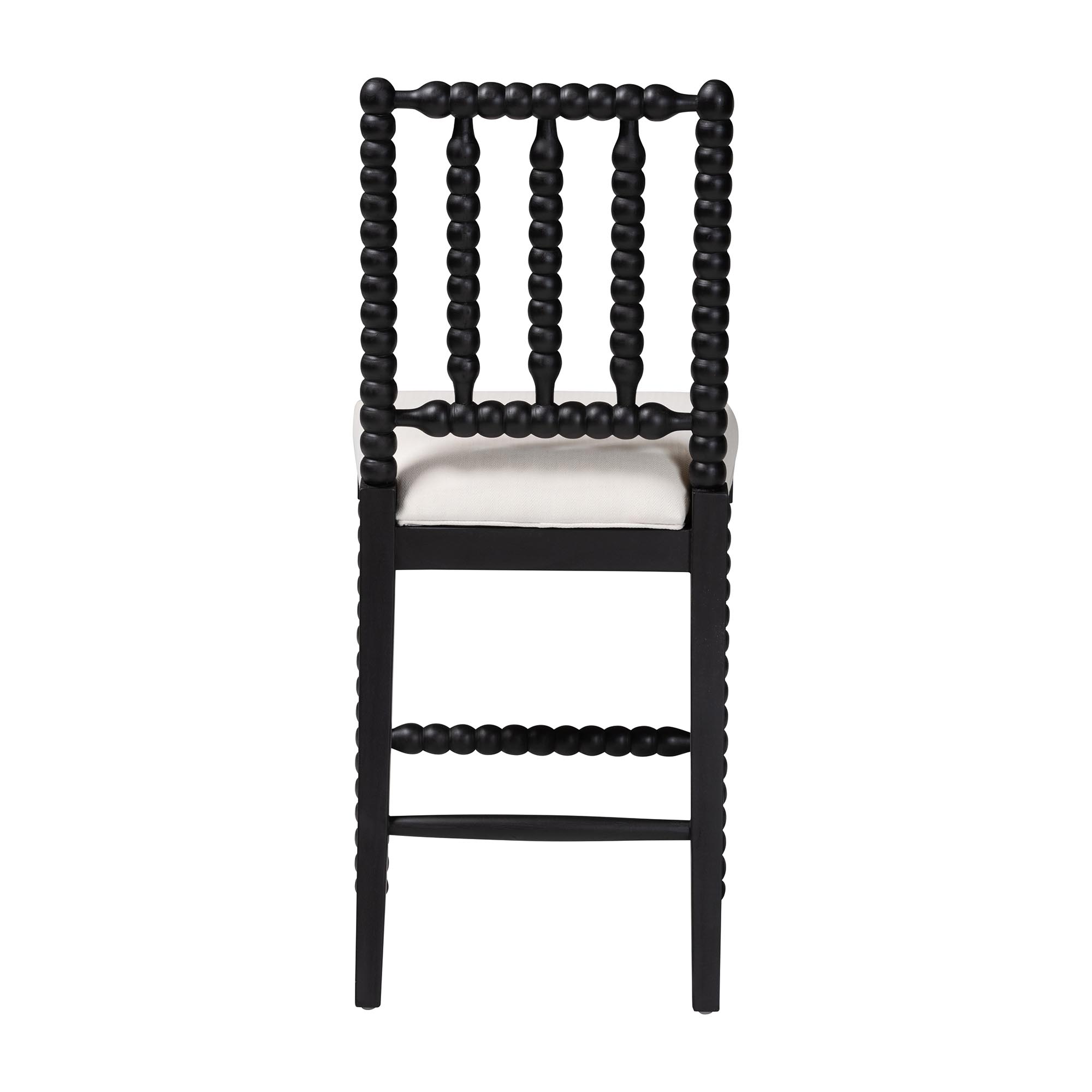 bali & pari Deya Traditional Counter Stool, Counter Height, Black