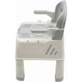 thumbnail image 6 of Bedside Commode Chair, Portable Toilets Seat for Home Use Shower Chair with Detachable Commode & Adjustable Arm for Seniors Elderly and Disabled Grey, 6 of 8