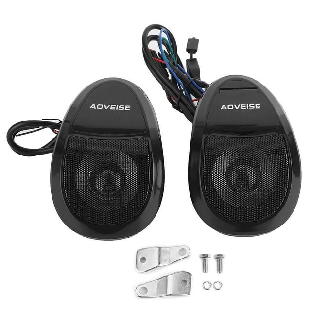 Haut-parleur Bluetooth 12 V pour moto, lecteur MP3, amplificateur avec lumière, universel, pour VTT, UTV