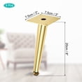 thumbnail image 2 of 4uds Metal Muebles Pierna Reemplazo 8 Pulgadas Sofá Patas Gabinete Pies Oro Moderno Muebles Patas Bricolaje Sofá Pies con Tornillos para Armario Mesa, 2 of 6