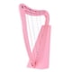 thumbnail image 1 of Arpa de 15 cuerdas Walter.t en rosa con cuerpo de caoba africana, incluye bolsa de transporte, correa, paño de limpieza, llave de afinación y pastilla pickup. ¡Sonido cálido y portátil!, 1 of 7