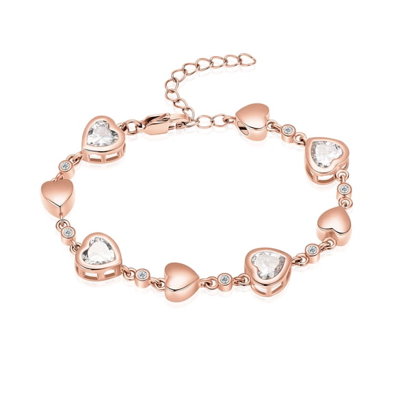 Crystal Cremation Bracelet for Ashes Stainless Steel - Heart Urn Bracelet for Ashes for Pet/Human Memorial Bangle