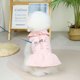 thumbnail image 1 of Pet Cotton Clothes Autumn Winter Princess Dress Small Dog Thick Skirt Warm Coat Puppy Harness Fashion Grid Cold Proof Chihuahua ShopWise Round, 1 of 8