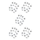 thumbnail image 2 of sweethay 2018 VENTA CALIENTE Mujeres GirlsManicure Nail Art Stickers Flor Nail Sticker Consejos Manicura Decoración Herramientas de bricolaje Type2 NO2 sweethay CBP042793, 2 of 4