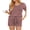 Light Pink, variant on Qylux Pajamas Set for Women Smmer Ribbed Knit Sleepwear Set Short Sleeve Top and Shorts 2 Piece Lounge Set with Pockets,Light Pink,L