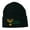 Navy, variant on Happy Hanukkah Candles Embroidered Beanie - Olive OSFM