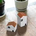 thumbnail image 3 of FRCOLOR White Wooden House Adornment for Decor Made of Synthetic Material Perfect for Kids, 3 of 6