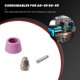 thumbnail image 5 of 50 Piezas Consumibles de la Antorcha del Cortador Plasma Kit Tazas Boquillas para Cortadora -60 -55 WSD-60 Fit CUT-60 LGK-60, 5 of 10