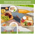 thumbnail image 2 of Wild Dining Table Cover, Windproof & Waterproof Wild MEA Table, Oil Painting Wild Dining Table, 2 of 5