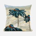 thumbnail image 5 of Amrita Sen Designs  26 x 26 in. Hawaii Floral Oil Duo Broadcloth Indoor & Outdoor Blown & Closed Pillow - Yellow & Blue, 5 of 6