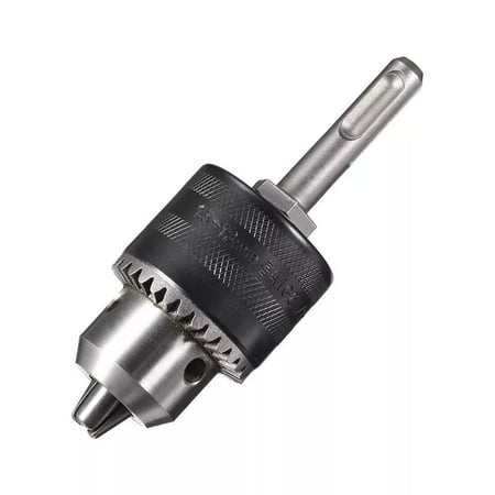 TeeRees 1Pc Chuck Electric Hammer Adapter Head Impact-Drill Adapter Round Shank Square Shank Fittings Conversion Hand Drill Drill Chuck
