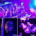 thumbnail image 3 of Paquete de 4 luces LED negras Blacklight YANYCN de 100 W, IP66, impermeables, 3 of 7
