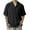 Black, variant on Men's Slim Fit Casual Shirts with Hollow Pleats for Outdoor and Everyday Use Suitable for Spring and Summer Events Mens T-Shirts Long Sleeve Pack Medium with Pocket Big and Tall