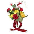 thumbnail image 3 of Ramo de novia de boda Girasol artificial Ramo de rosas Flores artificiales Ramo de lanzamiento para el Día de San Valentín, 3 of 9