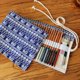 thumbnail image 2 of GOOHOCHY Estuche organizador para lápices de colores con 48 ranuras, sin lápices (elefante de porcelana azul y blanca), 2 of 8