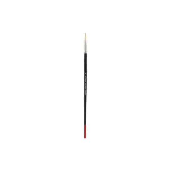 Creative Mark Powercryl Ultimate Acrylic Paint Brushes - Round #4, Artist Paint Brushes, 3 Diameters of Synthetic Hair Filament, Fine Control of Heavy Acrylics, Water Soluble Oils, and More