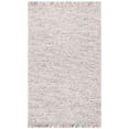thumbnail image 4 of Safavieh  Natura Irinka Wool Fringe Rug 4'  x  6' - Grey/Black - Rectangle, 4 of 5