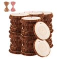 thumbnail image 1 of Kit de artesanía natural Wood Slices TICIOSH, 50 piezas, 6-7 cm, 1 of 7