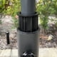 thumbnail image 4 of Adjustable Patio Umbrella Base Stand with Hole Cover and Stabilizing Bracket - 2 Sets, 4 of 5