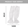 thumbnail image 2 of Guantes de conducción largos sin dedos con encaje y protección UV para verano para mujeres y niñas, 2 of 5
