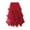 Red-A, variant on Mrat Solid Tie with Skirt Women Irregular Multilayer Gauze High Waisted Large Skirt Hem Gentle Skirt Mid Length Skirts for Women S-74 Pink-A One Size