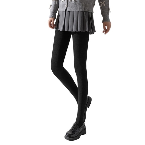 Wovix Women Legging Ribbed Knit Leggings Thermal Fleece Lined Soft Stretchy High Waist Pants Lounge Pants