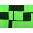thumbnail image 1 of Ahgly Company Indoor Rectangle Abstract Green Contemporary Area Rugs, 2' x 5', 1 of 1
