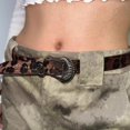 thumbnail image 2 of Ceinture de Mode pour Femmes avec Chaîne Imprimé Léopard Boucle Sculptée pour Robe Costume Jupe Jeans, 2 of 6