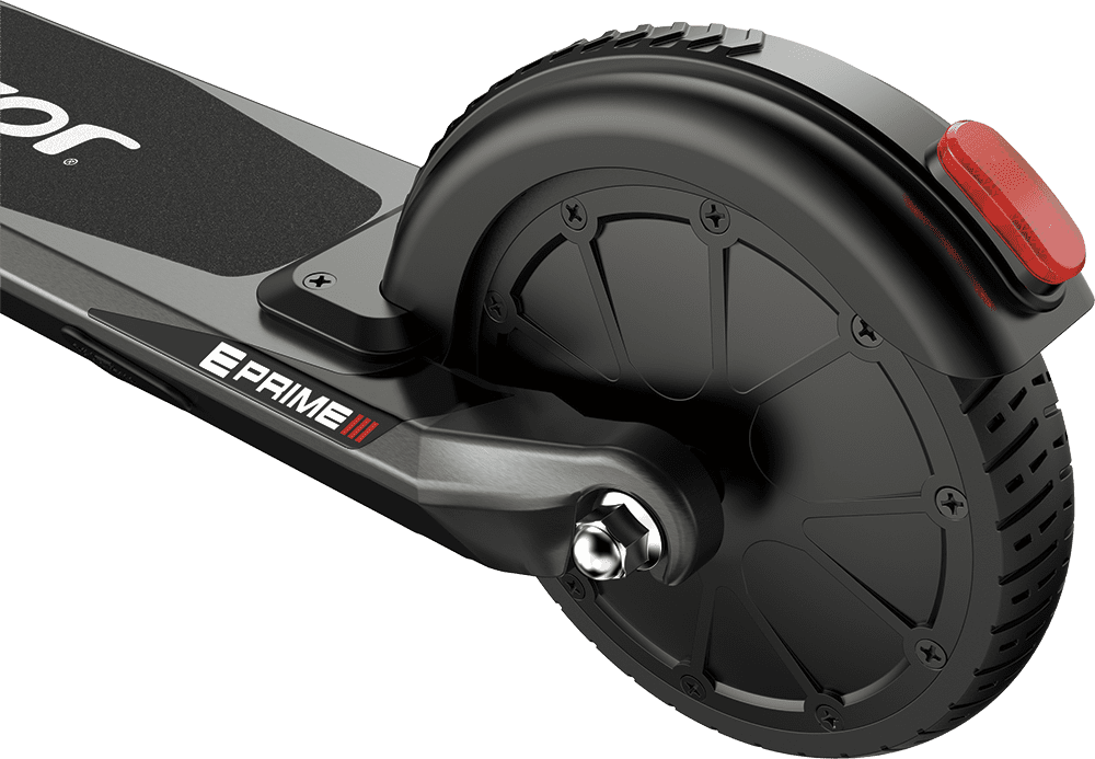Razor E Prime III Commuting Folding Electric Scooter for Adults up to 220 lbs., Up to 18 mph & 15-mile Range, 8" Pneumatic Front Tire, 250W Hub Motor Rear-Wheel Drive, Lightweight, 36V Lithium-Ion