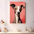 thumbnail image 2 of Italian Greyhound Dogs Wall Art, Lovely Dog Canvas Art, Home living room décor, Pets Canvas - Dog Gift Valentines Day for Him and Her, 2 of 4