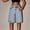 Light Blue, variant on Liyamei Teen Girls Mid Length Denim Shorts for Summer Outdoor Size 12-16,Light Blue