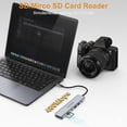 thumbnail image 6 of CPHUSA USB C Hub 7-in-1 for MacBook Pro Air, Multiport Adapter with 4K HDMI, 100W PD Charging, USB 3.0, SD/TF Card Reader, USB-C Docking Station for MacBook, Dell, HP and other Type-C Devices, 6 of 7