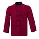 thumbnail image 2 of Chaqueta para mujer Camisa Uniforme de servicio de alimentos Manga larga media M Rojo 2XL Sunnimix Uniforme de chaqueta de chef, 2 of 8