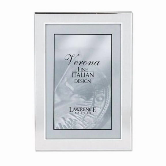 Brushed Silver 4x6 Metal Picture Frame