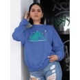 thumbnail image 2 of Image Conscious Elephant With Penguins Sweatshirt Womens -Jay Fleck Designs, Female Casual Fit, 2 of 4