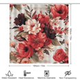 thumbnail image 2 of Shower Curtain 4 Piece Set Summer Bee Red Floral Buffalo Plaid Bathroom Sets with Shower Curtain And Rugs 4 Piece Welcome Spring Floral Bee Holiday Farmhouse Bathroom Shower Set for Bathroom Decor, 2 of 8