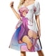 thumbnail image 1 of Vestido de manga corta con brillo, atuendos de verano para mujer, vestidos de cumpleaños, vestidos para eventos especiales, vestidos de fiesta, 1 of 8